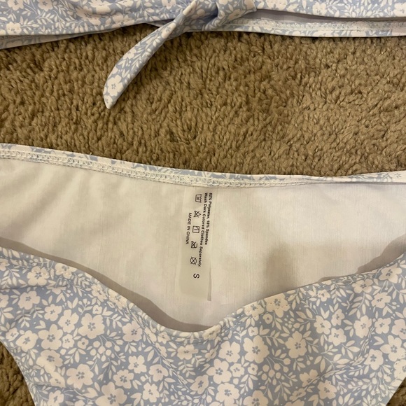 Blue Floral Bikini - Picture 3 of 3